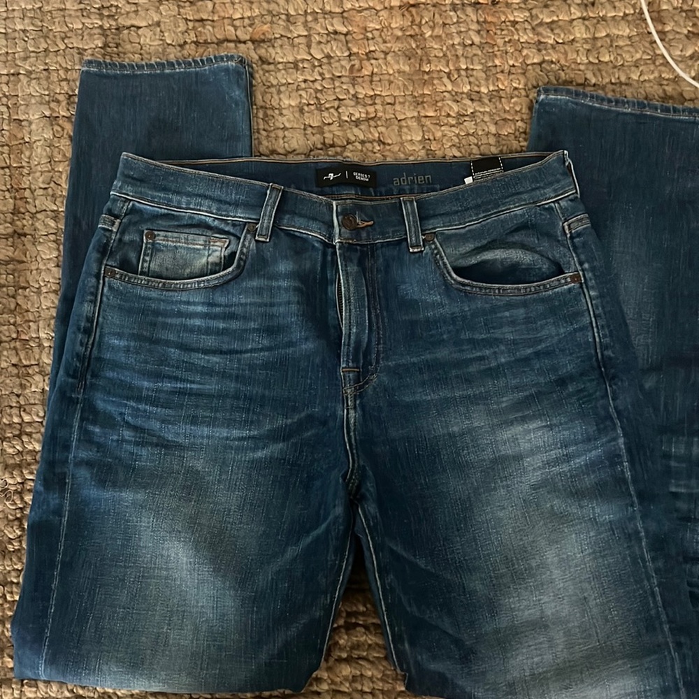 7 for all mankind adrien 34” waist non hemmed